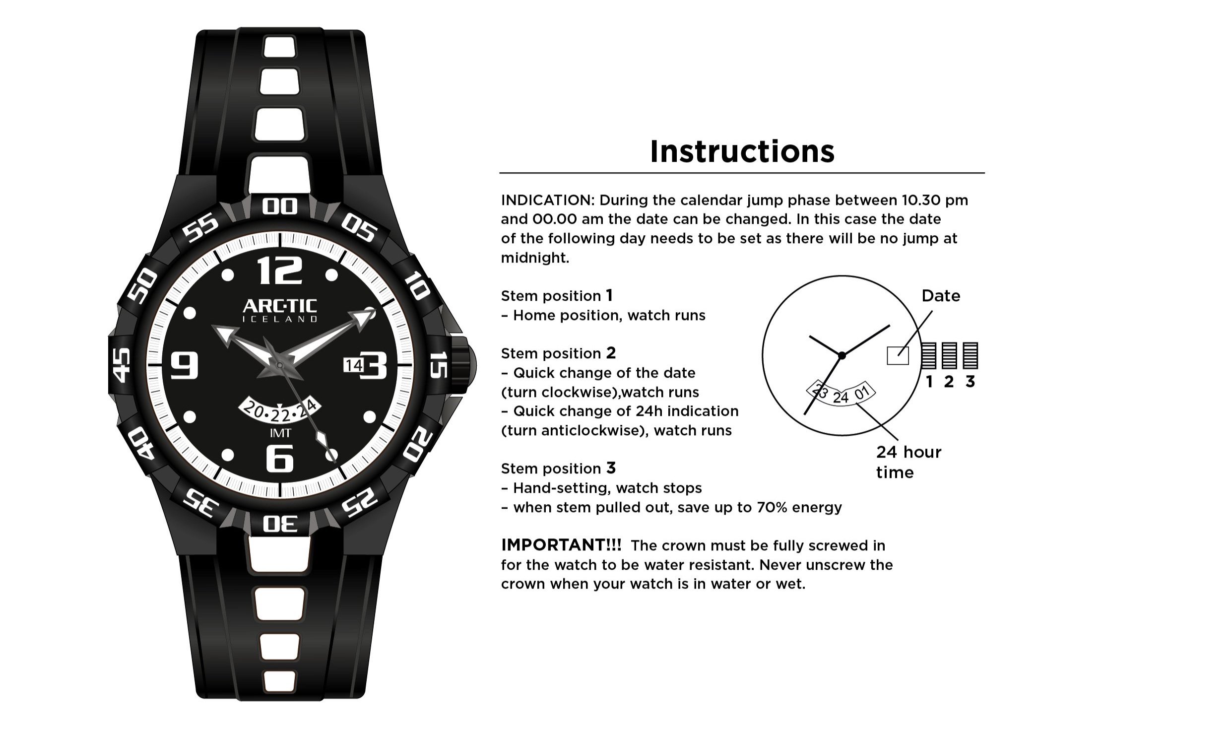 Instructions & Warranty — ArcTic Iceland